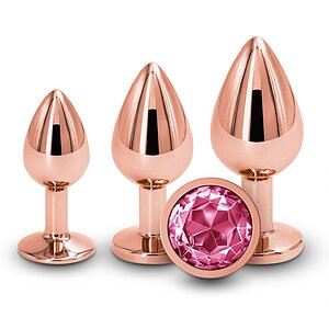 Set Pluguri Anale Antrenament Progresiv 3 Piese