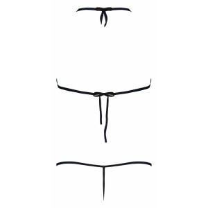 Set Camille cu Sutien Tip Halter pentru Femei L-XL