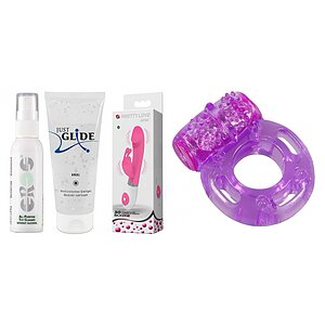 Set Complet Plăcere: Kit Vibrant, Lubrifiant și Igienă pe Denysa.ro