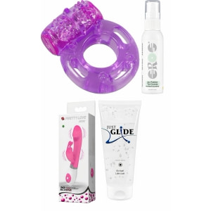 Set Complet Plăcere: Kit Vibrant, Lubrifiant și Igienă pe Denysa.ro
