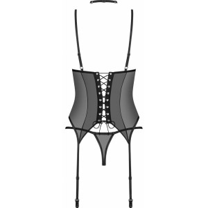 Set Corset Obsessive Donarella Negru XL-2XL
