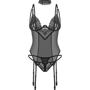 Set Corset Obsessive Donarella Negru Set Corset Obsessive Donarella Negru pe Denysa.ro