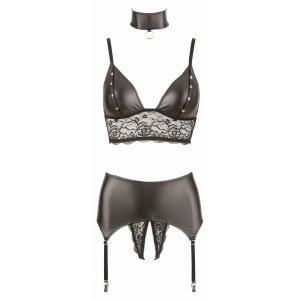 Set Cottelli Collection Adaline Negru pe Denysa.ro