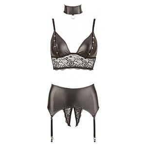 Set Cottelli Collection Adaline Negru XL