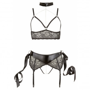 Set Cottelli Collection Riley Negru pe Denysa.ro