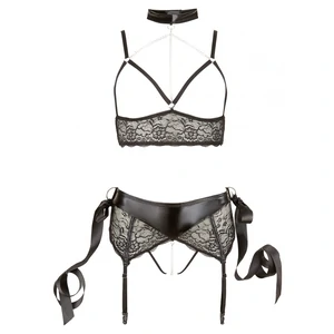 Set Cottelli Collection Riley Negru Set Cottelli Collection Riley Negru pe Denysa.ro