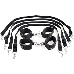 Set Cuff And Tether Negru pe Denysa.ro
