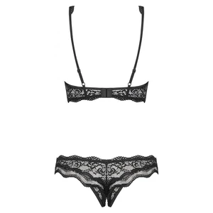 Set Decupat Obsessive Luvae Negru S-M