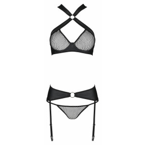 Set Din Piele Passion Amanda Negru Set Din Piele Passion Amanda Negru pe Denysa.ro