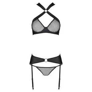 Set Din Piele Passion Amanda Negru Set Din Piele Passion Amanda Negru pe Denysa.ro