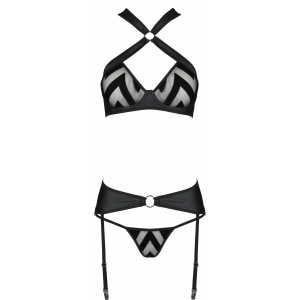 Set Din Piele Passion Hima Negru Set Din Piele Passion Hima Negru pe Denysa.ro
