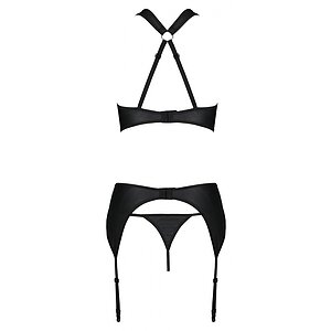 Set Din Piele Passion Hima Negru L-XL