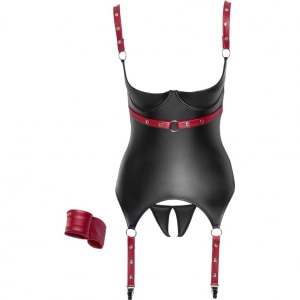 Set Erotic Cottelli Collection Tie Me Negru Set Erotic Cottelli Collection Tie Me Negru pe Denysa.ro