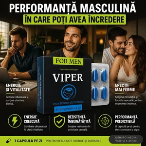 Pilule Putere Viper FR Activator Performanță 4buc