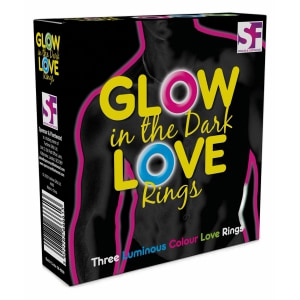 Set Inele Love Glow In The Dark Multicolor