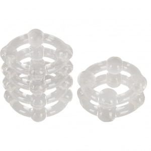 Set Inele Penis 6 buc Looping Transparent pe Denysa.ro