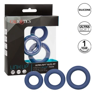 Set Inele Penis Link Up Ultra Soft Elite Albastru