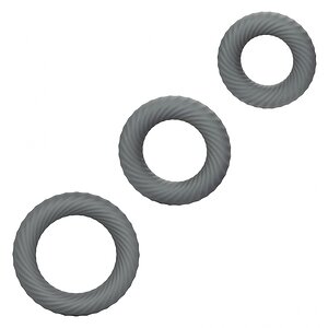 Set Inele Penis Link Up UltraSoft Ultimate Gri pe Denysa.ro