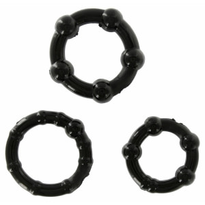 Set Inele Penis Stay Hard Negru pe Denysa.ro