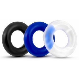 Set Inele Penis X-Basic Donut Rings 3 buc Multicolor pe Denysa.ro