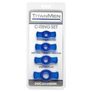 Set Inele TitanMen Albastru