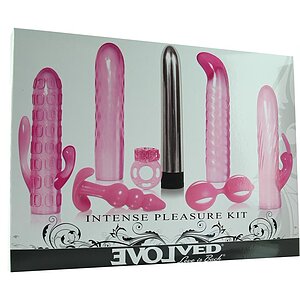 Set Jucării Erotice Intense Pleasure Roz