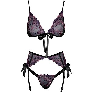 Set Kissable Crystina Negru pe Denysa.ro