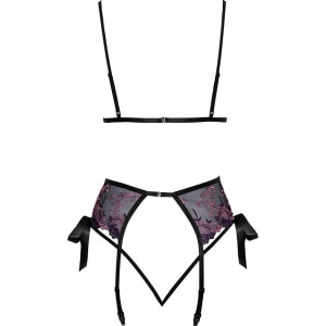 Set Kissable Crystina Negru L-XL