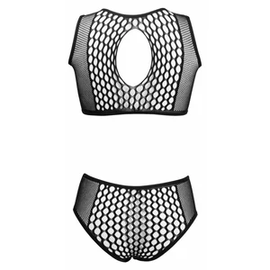 Set Le Desir Duo Net Key-Hole Negru S-L