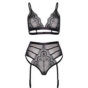 Set Leg Avenue Ariella Lace Negru M