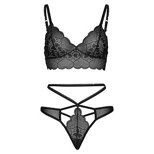Set Leg Avenue Karla Negru pe Denysa.ro