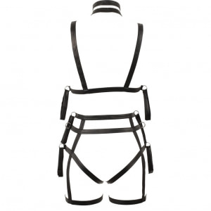 Set Lenjerie Bondage Negru L-XL