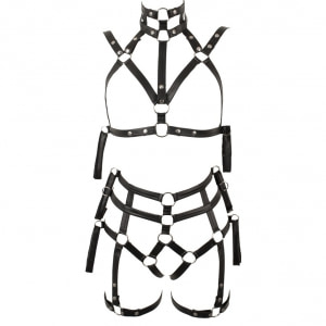 Set Lenjerie Bondage Negru pe Denysa.ro