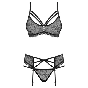 Set Lenjerie Intimă Obsessive 818-SEG Negru Set Lenjerie Intimă Obsessive 818-SEG Negru pe Denysa.ro