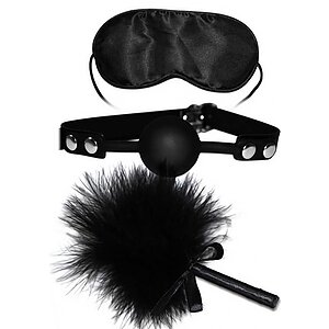 Set Lovetoy Deluxe Bondage Kit Negru pe Denysa.ro