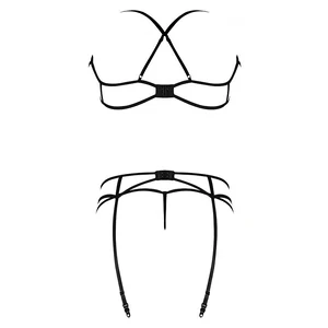 Set Magic Silk Beatrice Negru S-M