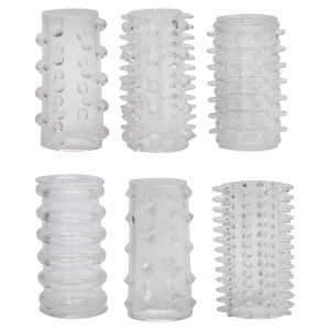 Set Manșoane Red Roses 6buc Transparent pe Denysa.ro