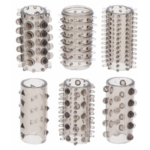 Set Manșoane Power Penis Sleeve Negru pe Denysa.ro