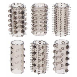 Set Manșoane Power Penis Sleeve Negru pe Denysa.ro