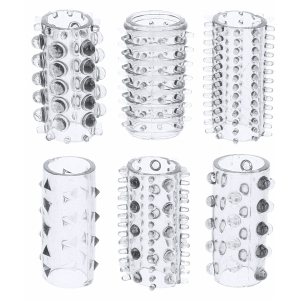 Set Manșoane Cu Striații Transparent pe Denysa.ro