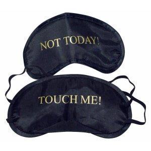 Mască Fetish Blindfold Negru pe Denysa.ro