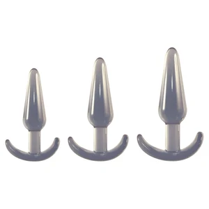 Pluguri Anale Conice Set 3 Dimensiuni Set 3 Dopuri Anale Conice Pentru Incepatori
