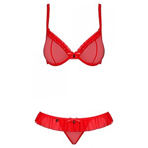 Set Obsessive 827-SET Rosu S-M