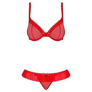 Set Obsessive 827-SET Rosu S-M