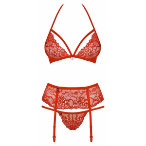 Set Obsessive 838-SEG Roșu S-M