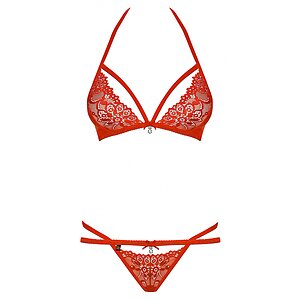 Set Obsessive 838-SET Rosu S-M