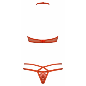Set Obsessive 838-SET Roșu S-M
