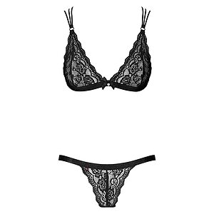 Set Obsessive 854-SET Negru pe Denysa.ro