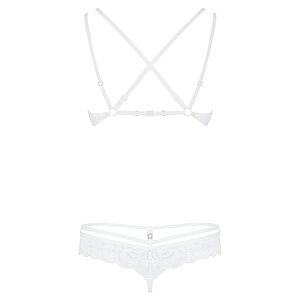 Set Obsessive 860-SET Alb L-XL