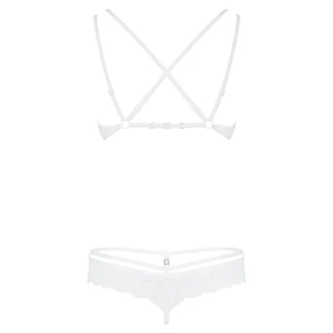Set Obsessive 860-SET Alb L-XL